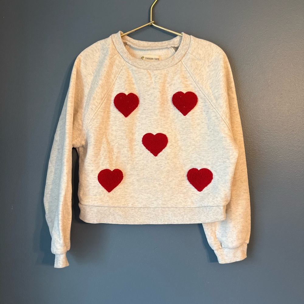 Tucker and Tate‎ red heart sweatshirt